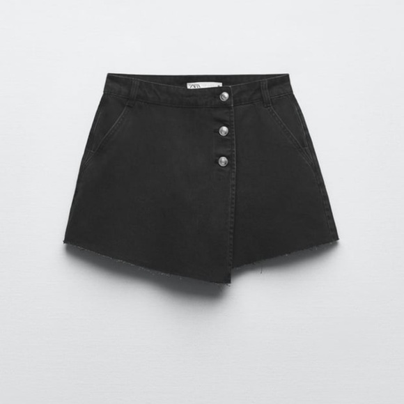 Zara Dresses & Skirts - Zara buttoned wrap skirt